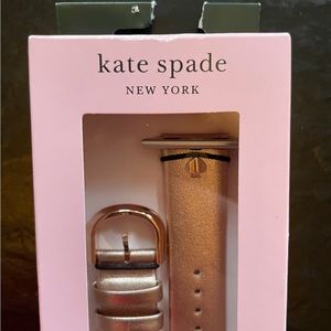 Kate Spade Apple Watch band. Rose Gold.
